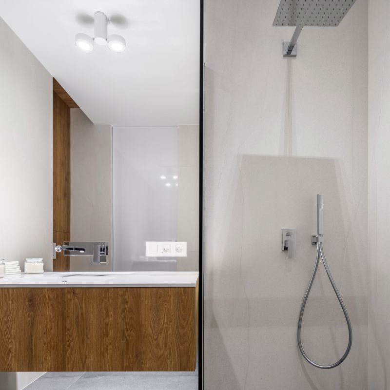 Modern Shower with Rainhead